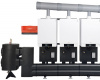 Трёхкотловая установка в ряд Vitodens 200-W 3 по 99 кВт Vitotronic 100/300-K (B2HAI58)