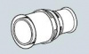 Пресс муфта редукционная 40 х 26  мм Alpex L Frankische (86840160)