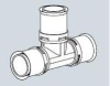 Пресс тройник PPSU 32 х 32 х 32 мм Alpex-duo ® Frankische (88632300)