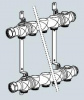 Коллектор на отопление Profitherm 2 x G3/4" 1"НГ Frankische (79501202)