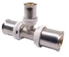 Пресс-тройник редукционный K-FLEX® SOLID 26х16х26 мм, латунь