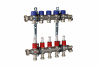 Коллектор на отопление Profitherm 11 x G3/4 с вентилями и ротаметрами 1"НГ Frankische (79503011) nev