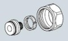 Концовка 16 мм х 1/2" ВР ник Alpex Frankische (86816115)