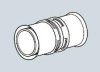 Пресс муфта PPSU 16 х 16  мм Alpex-duo ® Frankische (88616100)