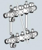 Коллектор на отопление Profitherm 3 x G3/4" с регулирующими вентилями 1"НГ Frankische (79502103)