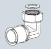 Пресс угол с накидной гайкой 20 мм х 3/4" ВР (плоское уплотнение) Alpex-duo ® Frankische (86820273)