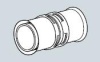 Пресс муфта 16 х 16  мм Alpex-duo ® Frankische (86816100)