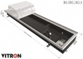 Конвектор VITRON тип BK без вентилятора (Ширина 260 мм, Глубина 90 мм)