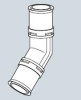 Пресс угол 45* PPSU 32 х 32 мм Alpex-duo ® Frankische (88632201)