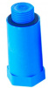 Монтажная заглушка с уплотнением 1/2" (синяя) Pipelife