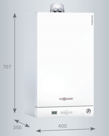 Габариты Vitodens 050 - W Габариты Vitodens 050 - W